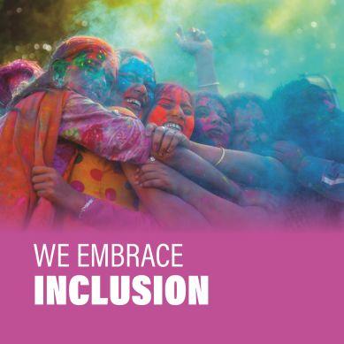 we embrace inclusion